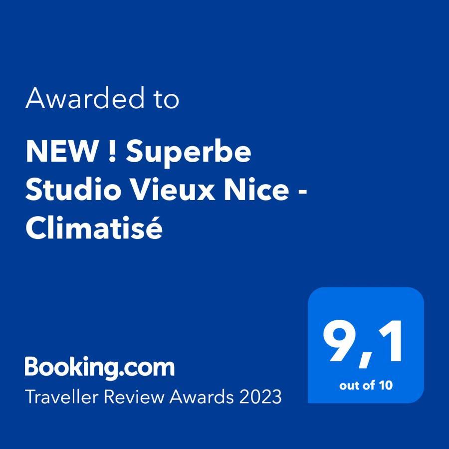 New ! Superbe Studio Vieux Nice - Climatise Eksteriør billede